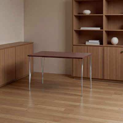 Durable Pine Solid Wood Stainless Steel Desk