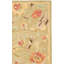 Tapis en laine crocheté à la main à motif floral Emrick-21599667