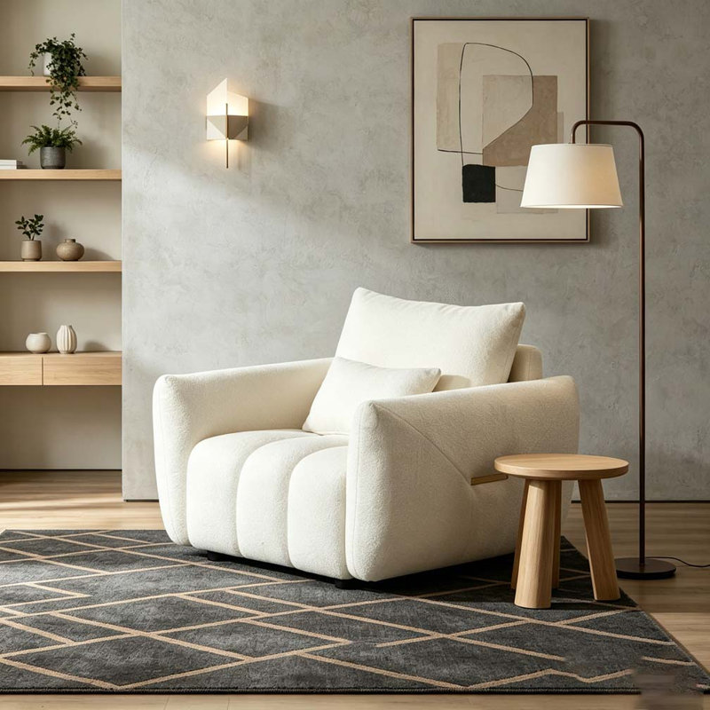 35.24''Teddy Fabric Sofa