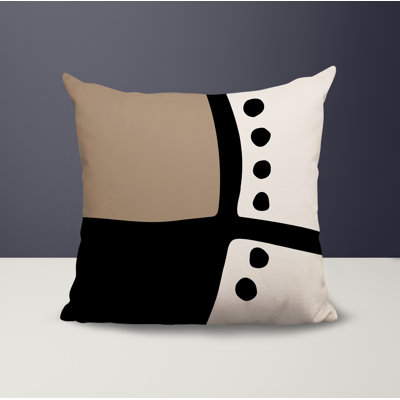 Tobe Minimalist Reversible Indoor/Outdoor Square Pillow