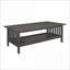 Ensemble de tables basses Classic 3 pièces avec finition gris antique - Comprend 2 tables de bout et amp; Tablettes de rangement