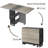 Folding Dining Table With 2 Tier Storage-Extendable Drop Leaf Farmhouse-107266208