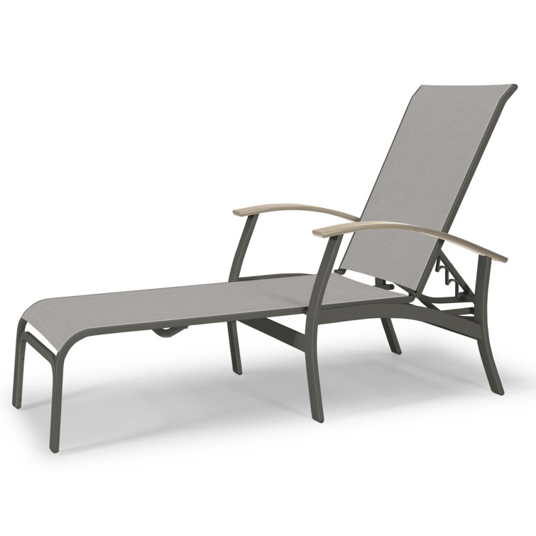 Askar Outdoor Rust-Resistant Metal Chaise Lounge