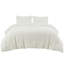 Ensembles d'édredon pour grand lit - 3 pièces de literie en molleton blanc moelleux à double face, esthétique rayée confortable pour les chambres modernes et d'invités, décoration intérieure de luxe toutes saisons-100517526-100517525