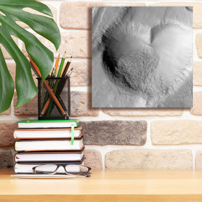  'From Mars, With Love' by NASA Canvas Wall Art, 12" x 12"