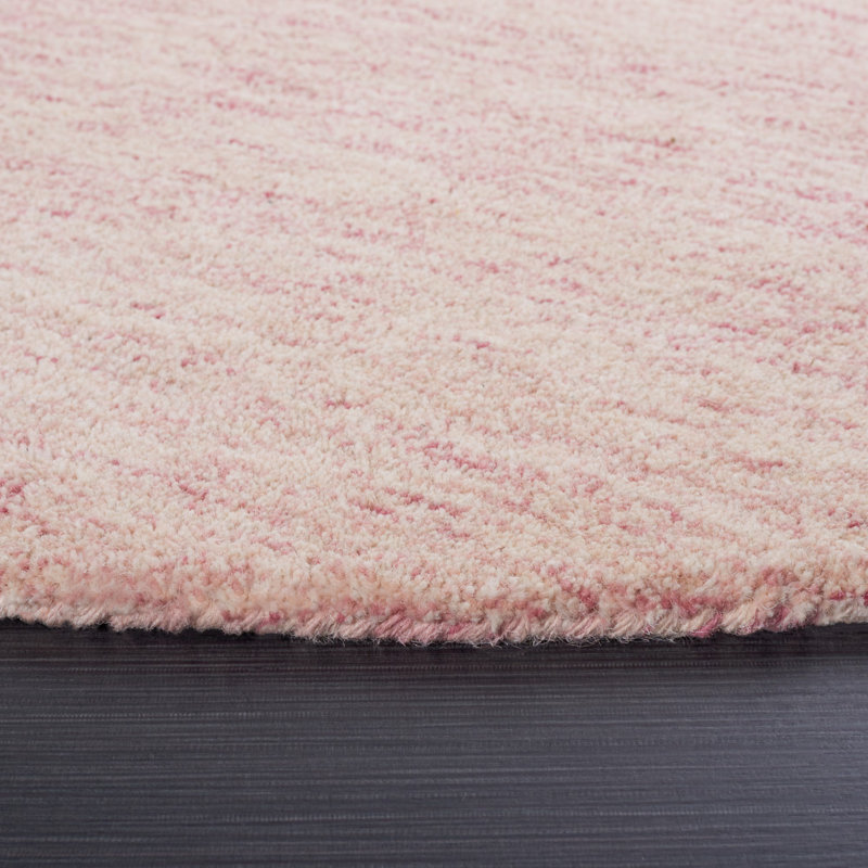 Metro Hand Tufted Indian Wool And Cotton With Latex Rug, Round 6'