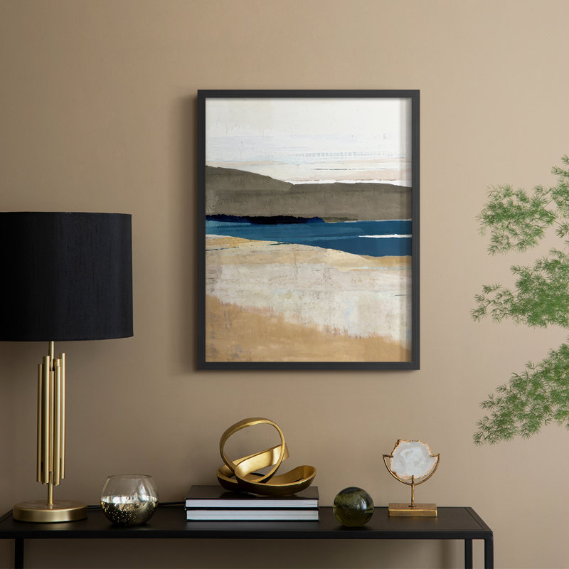 «Buttermere Triptych I», reproduction encadrée - bois massif, Noir, noir, noir, noir, H 30 po x l 24 po