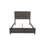 Grey Finish King Size Panel Bed