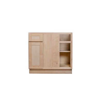 Unfinished Shaker Blind Corner Base Cabinet - BBC3639
