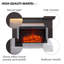 INGLETON FLAMME 121cm W Electric Fireplace with-1284509029