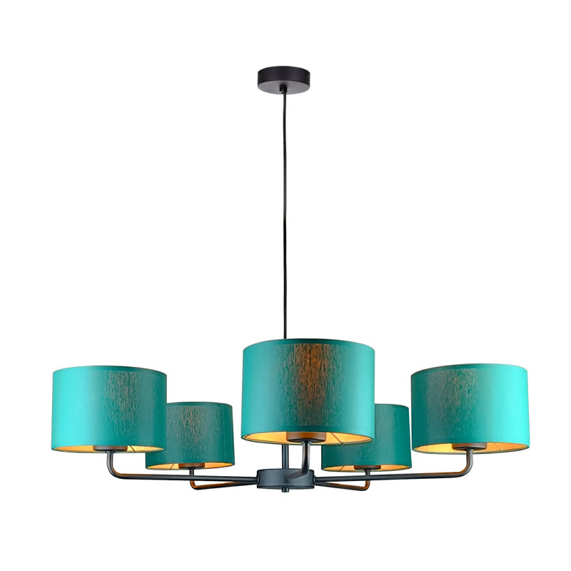Almarie Chandelier, Green, 5