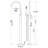 1 Handle Clawfoot Tub Faucet with Diverter-67246369
