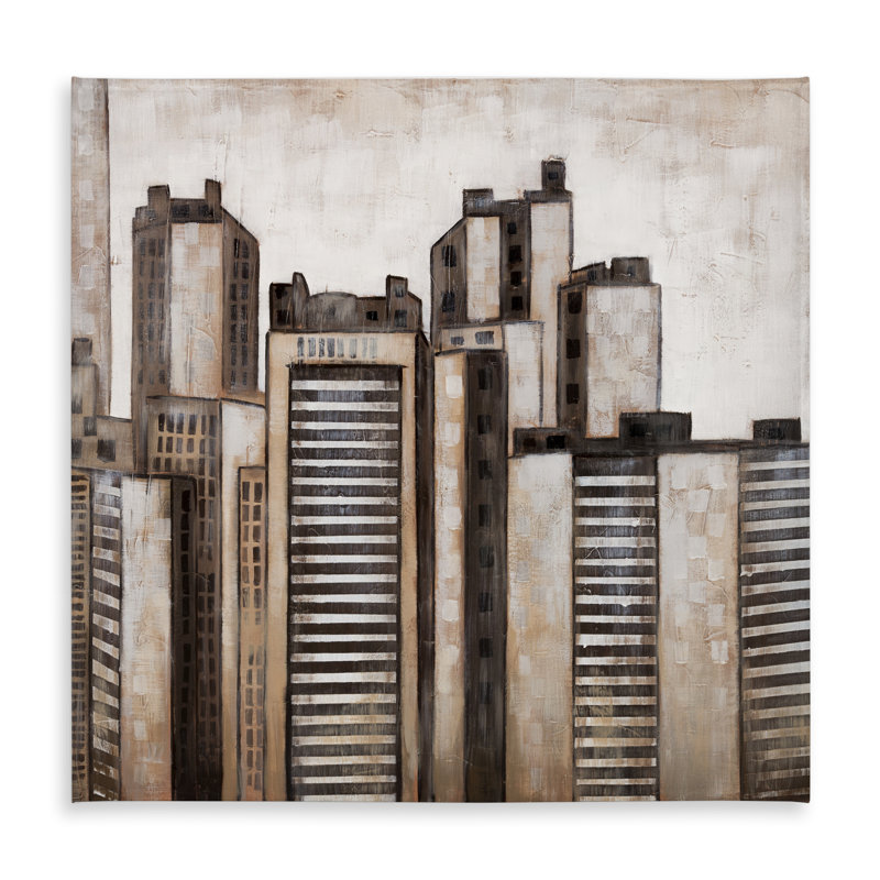 Striped skyscrapers Tablecloth | Indoor Outdoor Home Decor