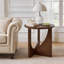 Table de bout en bois massif, table de bout en bois naturel, table de centre simple, table de décor minimaliste de salon