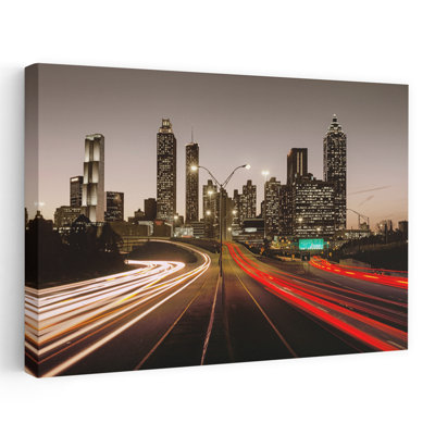 «Atlanta by Georgia by Night», États-Unis, art abstrait contemporain, art mural