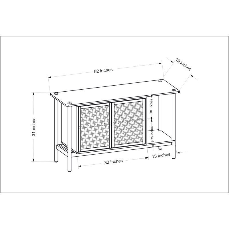 Brynae Modern Cabinet