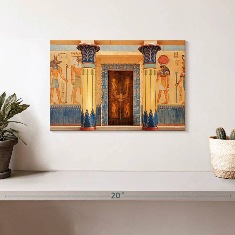 Ravi Échos de l'Égypte ancienne, H 8 po x l 12 po