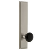 Grandeur Carré Tall Plate Privacy with Coventry Door Knob