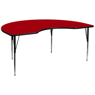Goddard Commercial Adjustable Height Kidney Activity Table