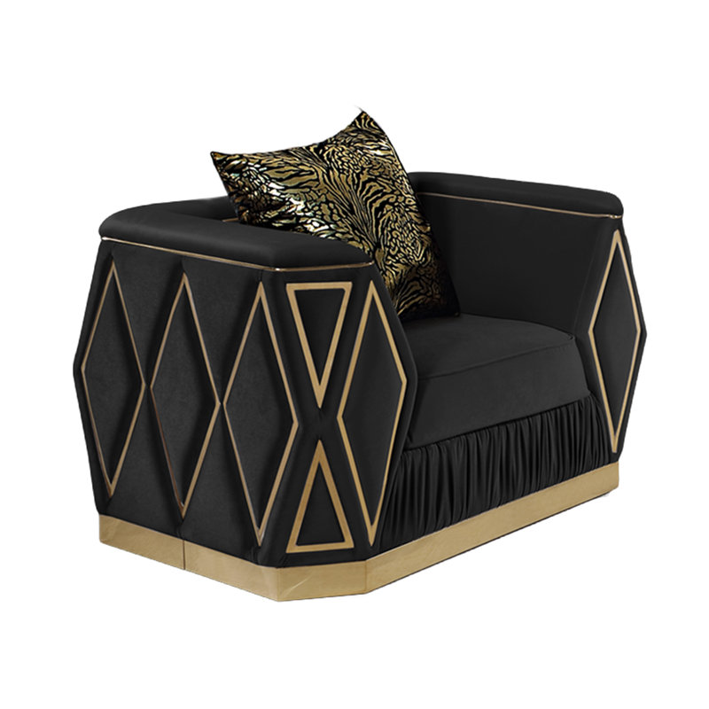 Chaise Dulaney - noir, Noir