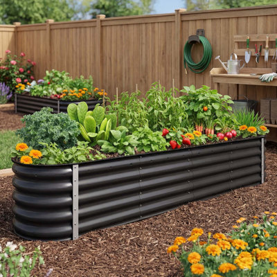 Thaliyah Metal Raised Garden Bed