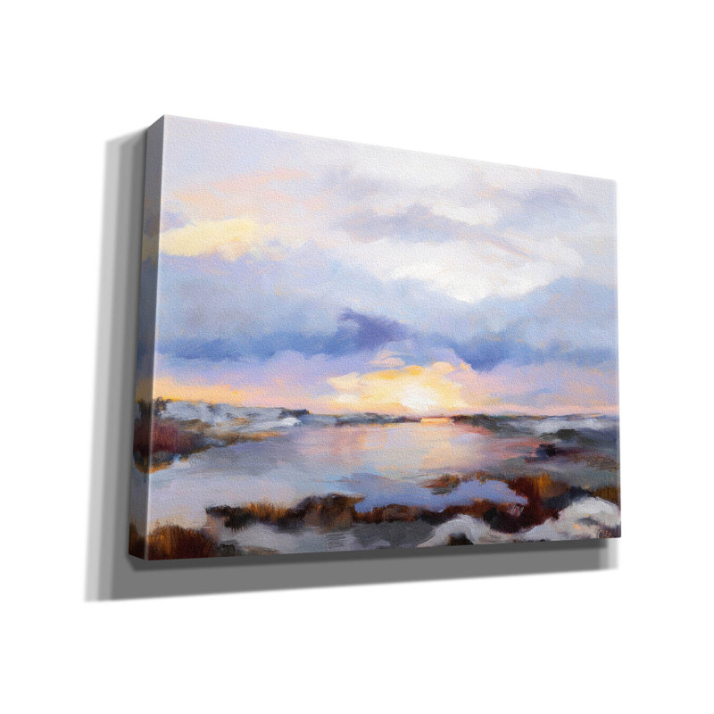 «High Hour Dunes» par Odile, art mural sur toile, H 12 po x l 16 po x P 0,75 po