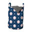 Ensemble de 2 sacs à linge de sport Latitude Run® Baseball Stripes 13 po x 19 po bleu nuit rouge