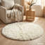 Magnifiques tapis grecs Flokati. Long poil de laine organique de 3,5 po. Tapis naturel en laine blanc cassé.-787349885