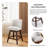 Counter Height Swivel Barstools, 26'' H Seat Height Upholstered Bar Stools-2081508768-2081508770