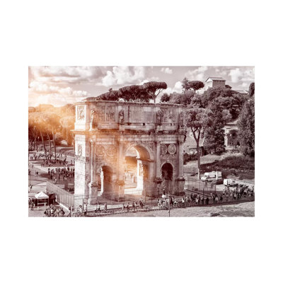 Arch Of Constantine by Philippe Hugonnard - Wrapped Canvas Print