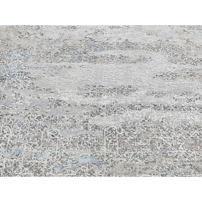 Tapis unique gris 9 pi x 12 pi 3 po Axl
