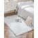 Tapis blanc à poils longs Haja Fluffy