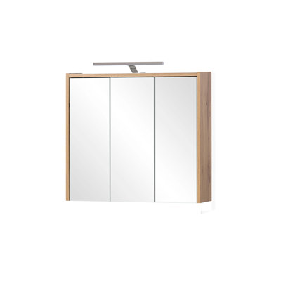 Chickamauga 65 mm W 64 mm H Surface Framed Mirrored Bathroom Cabinets 6 Adjustable Shelves with Mirror