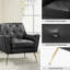 Fauteuil Johan avec dossier capitonné-69989029
