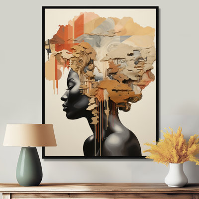 Minimalisme, femme africaine, art africain