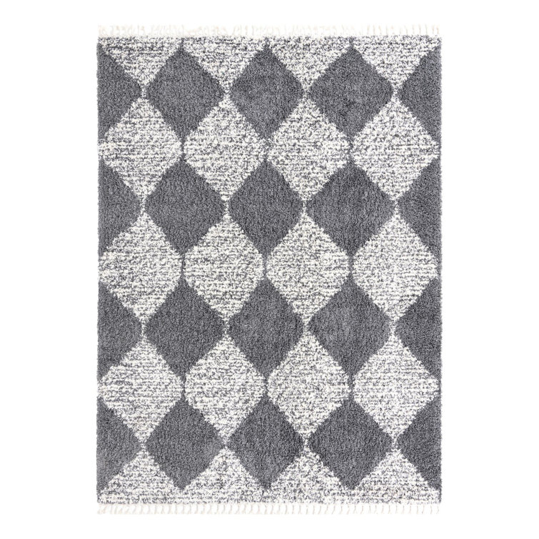 Serenity Shag Geometric Indoor Rug