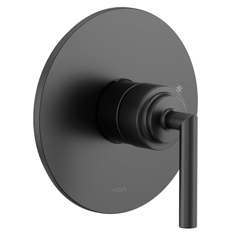 Garniture de poignée de douche Arris M_CORE 2-Series, valve requise, Noir mat