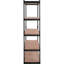 Étagère de rangement réglable à 5 niveaux, capacité de 2 000 lb, étagère de rangement robuste en métal, noire, P 18 po x l 48 po x H 72 po pour la cuisine