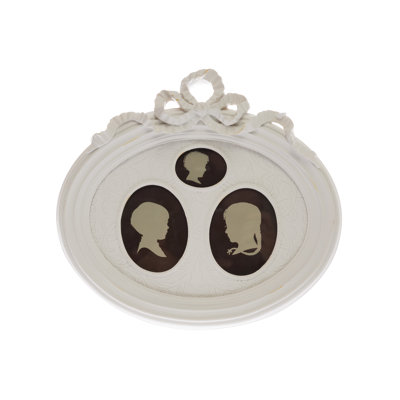 White Oval Picture Frame