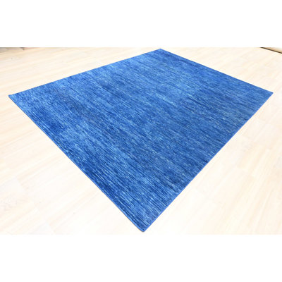 Contemporary, Textures Collection One-of-a-Kind Rectangle 9' X 11'9" Hand Knotted Area Rug