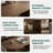 47.24" Oval Coffee Table with Walnut Veneer