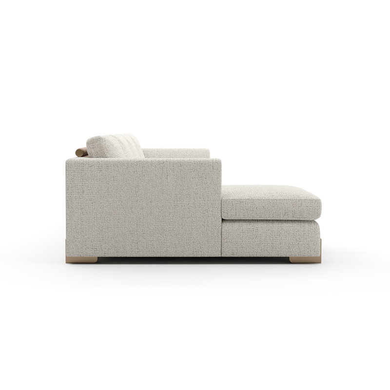 *Counter Balance Right Chaise Sec Large, 25.6" H x 125" W x 62" D, Left Hand Facing