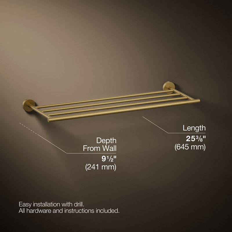 Components Hotelier, Vibrant Brushed Moderne Brass