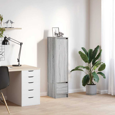 Highboard 29.5X34x119.5 Cm Engineered Wood