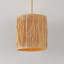 Luminaire suspendu cylindrique à 1 lumière