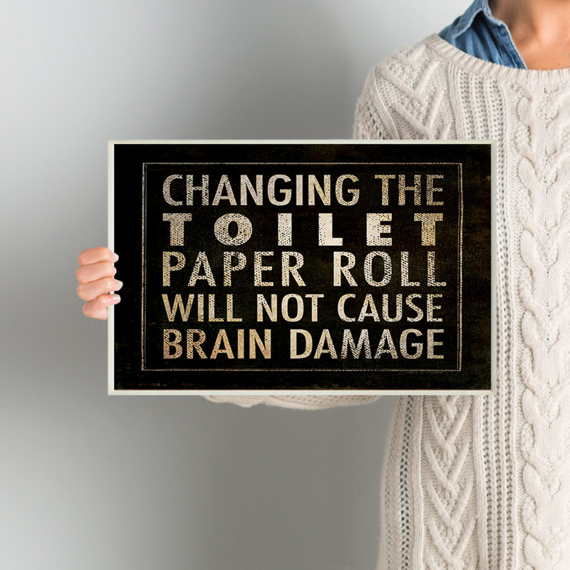 Ehme «Changer le papier hygiénique», art textuel