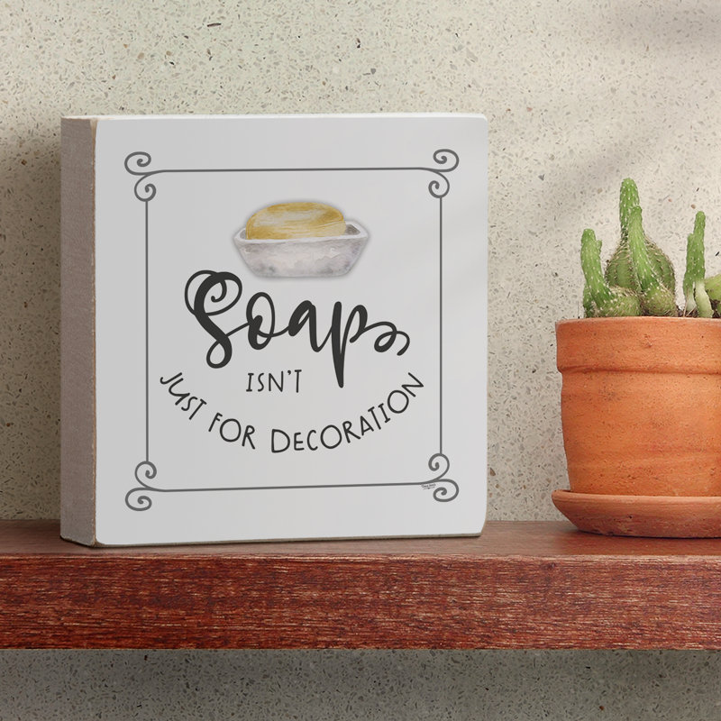 Soap Wood Box Sign
