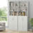 Industrial Boolshelf With Door, 6 Tier Farmhouse Book Shelf With Adjustable Shelves,70" Tall Display Etagere Bookcase,Floor Standing Unit Book Case Furniture For Home Office,Living Room-1817675622