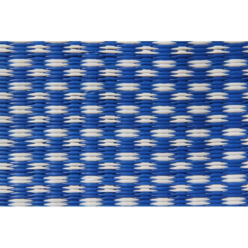 Tapis d'intérieur / extérieur bleu Basic, Rectangle 5 pi x 8 pi