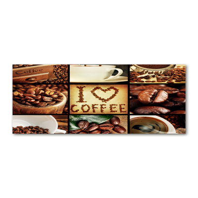 Coffee Collage - No Frame Print on Canvas